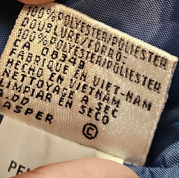 Vintage Collections For Le Suit Womens 6P 3 Button Blue Blazer - Picture 3 of 9